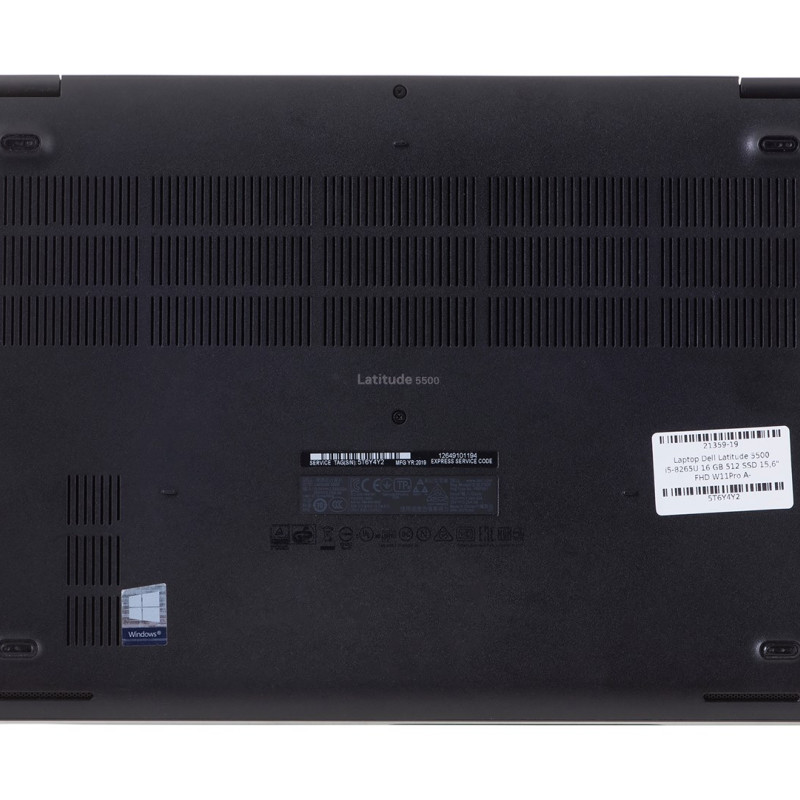 Dell Latitude 5500 15.6' FHD (2019) – Intel Core i5-8365U – 16GB RAM – 256GB SSD